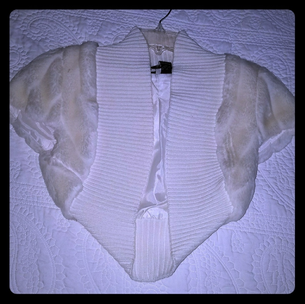 Faux Fur Shrug